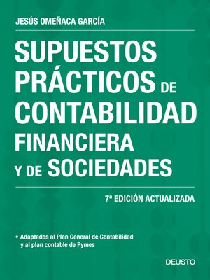 cover image of Supuestos prácticos de contabilidad financiera y de sociedades